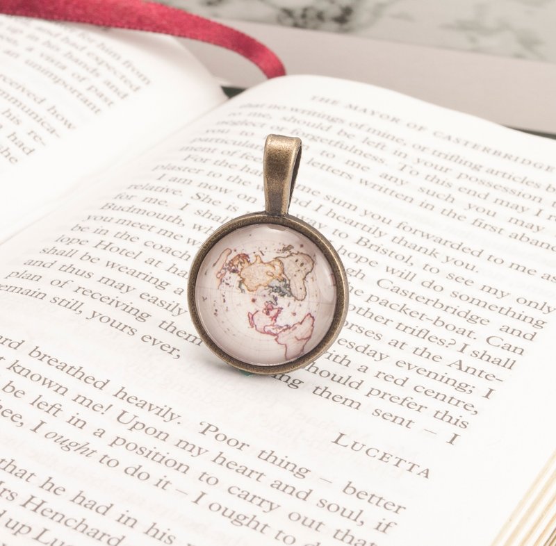 ❈La Don 拉冬❈ - 梦想泡泡长项链-古老地图 - 项链 - 其他金属 金色