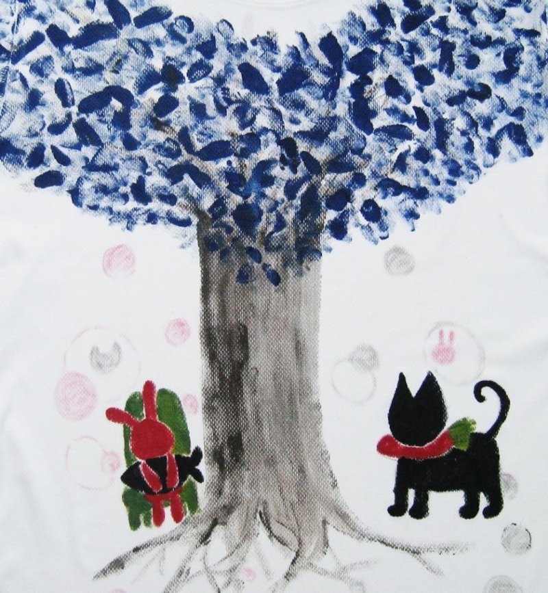 sylvia手绘T-shirt之＂爱无界＂ - 其他 - 颜料 