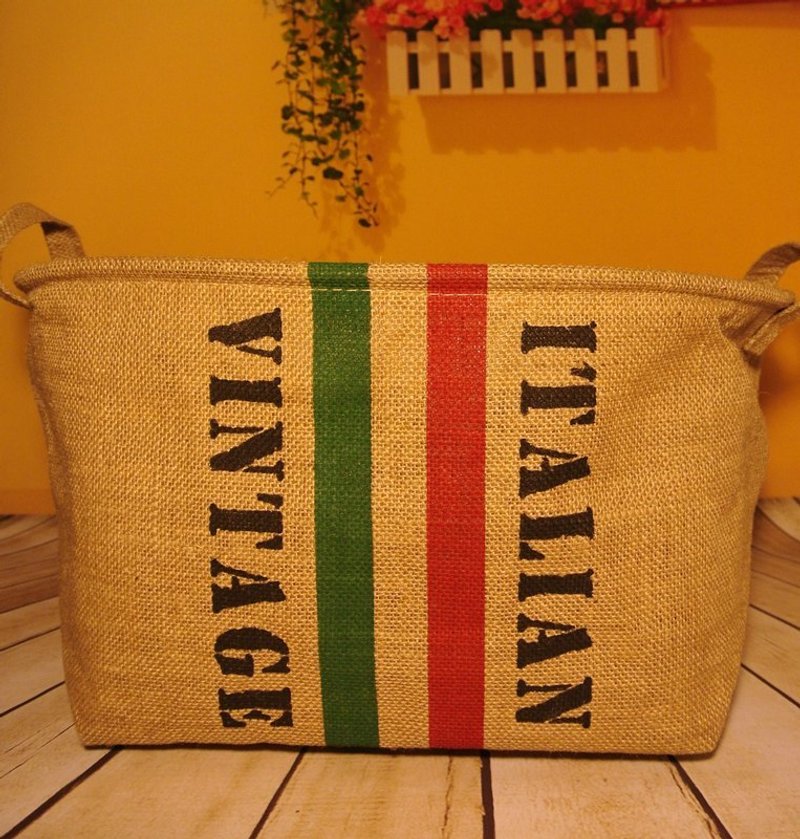 【 义大利我来了！ 】麻布袋 防水 复古 乡村 DIY玩布置 礼物 - 摆饰 - 其他材质 金色