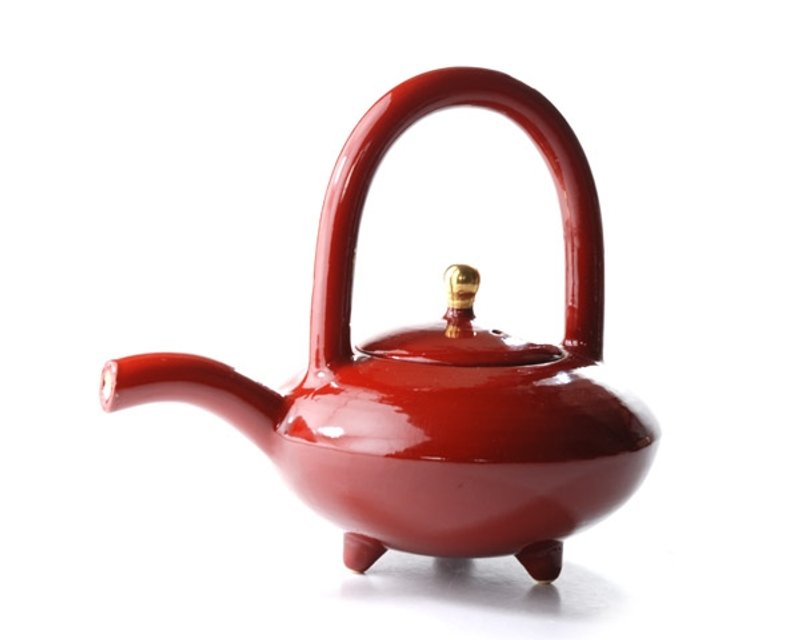 暮暮 红绘金彩酒壶 - 酒杯/酒器 - 其他材质 红色