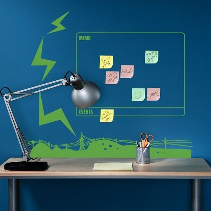 / 闪电记事 Lightning Memo / 无痕壁贴 8色可选 - 墙贴/壁贴 - 其他材质 多色