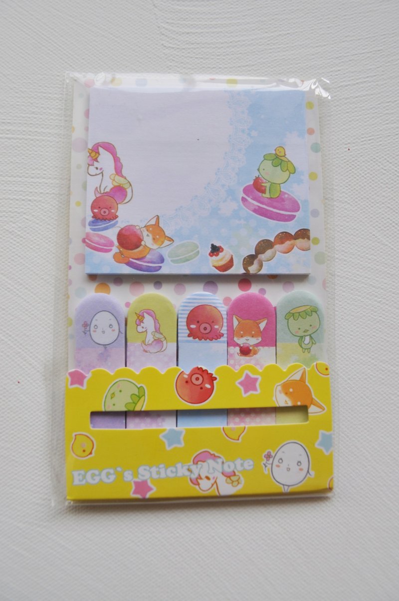 出7蛋鸡蛋款花与甜5+1便利贴 - 贴纸 - 其他材质 多色