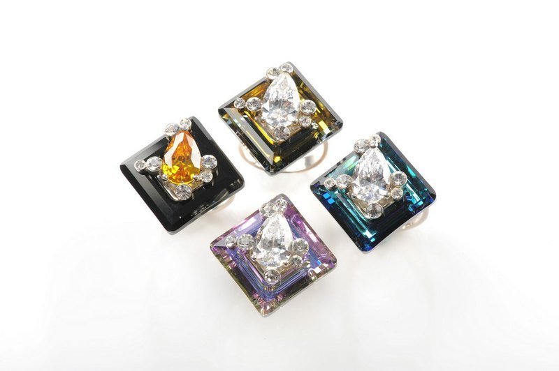 华丽年代- 925纯银戒 - 戒指 - 宝石 多色