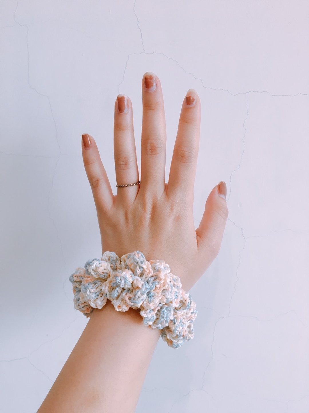 Duplex 恋夏樱手织发圈 - 发饰 - 棉 多色
