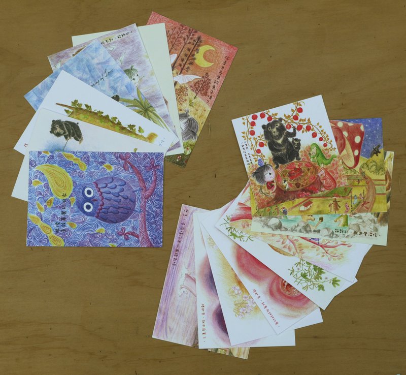 台湾动物明信片一套550元单张35元或3张100元或5张150元 - 卡片/明信片 - 纸 多色