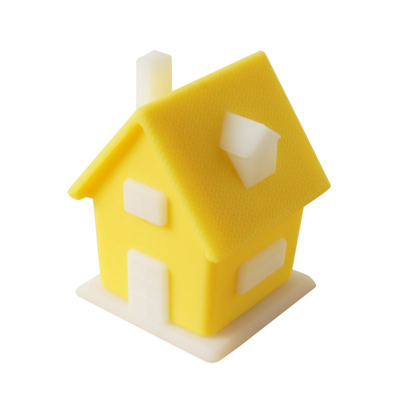 Vacii Homi 行动电源LED夜灯配件-黄色小屋 - 灯具/灯饰 - 硅胶 黄色