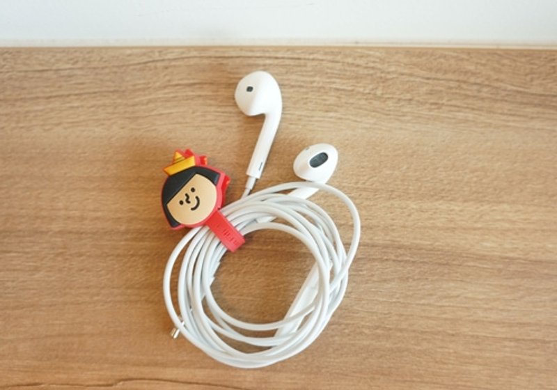 Ni Hao Im FiFi 超可爱绑线带 - 红吱吱FiFi戴皇冠 (红) - 其他 - 硅胶 红色