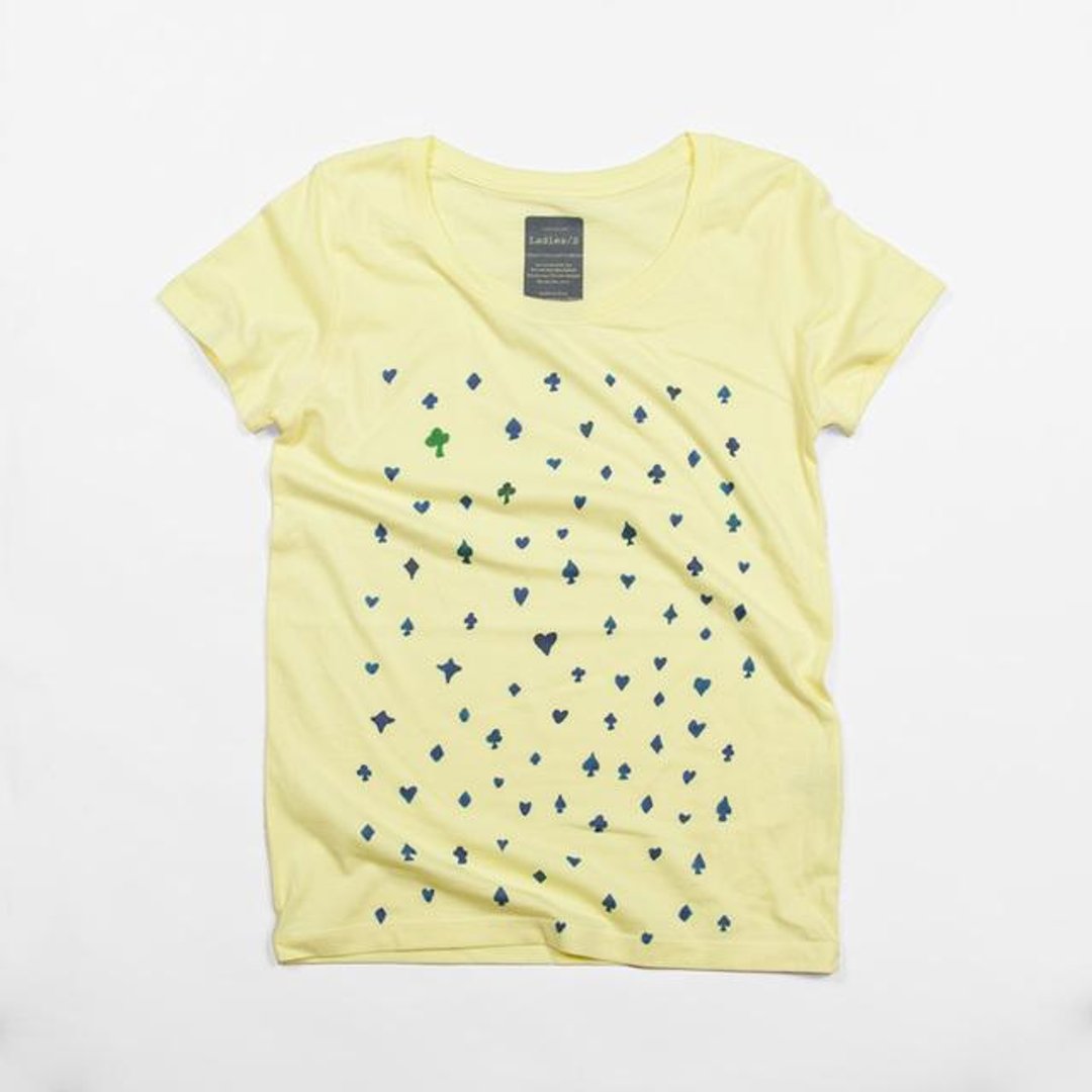 Trump illustrations T-shirt Tcollector - 女装 T 恤 - 棉 黄色