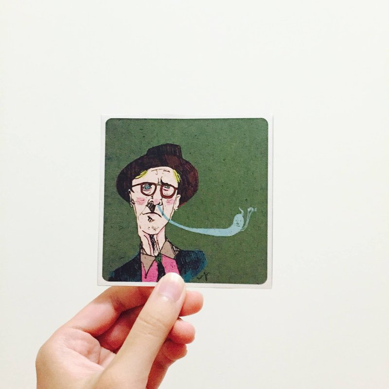 【哈啰哈啰，泥好妈？】手绘插画明信片 - 卡片/明信片 - 纸 绿色