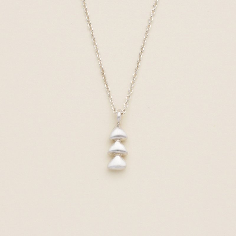 小树纯银项链 - 项链 - 纯银 银色