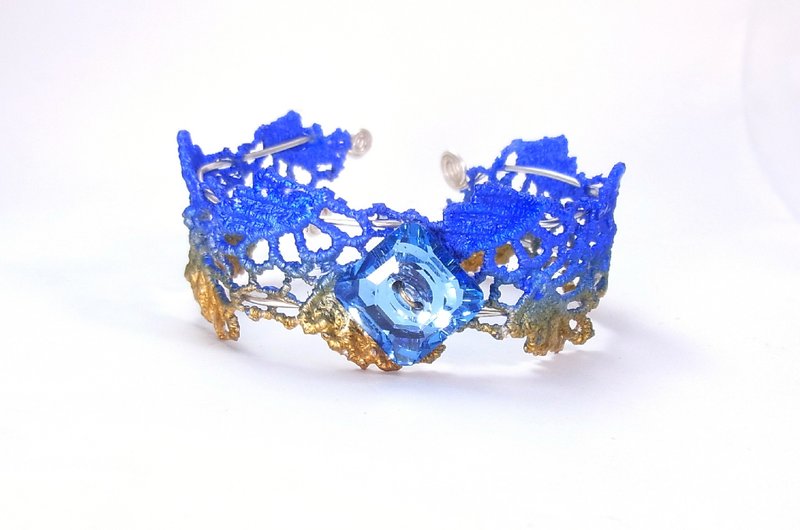 梵谷设计款手镯 - 手链/手环 - 绣线 