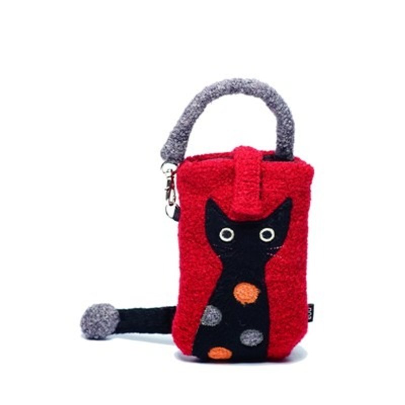 Noafamily,诺亚月亮猫防盗冬零钱手机包(iPhone 5 6 6S SE)_R (A614-R) - 手机壳/手机套 - 其他材质 多色