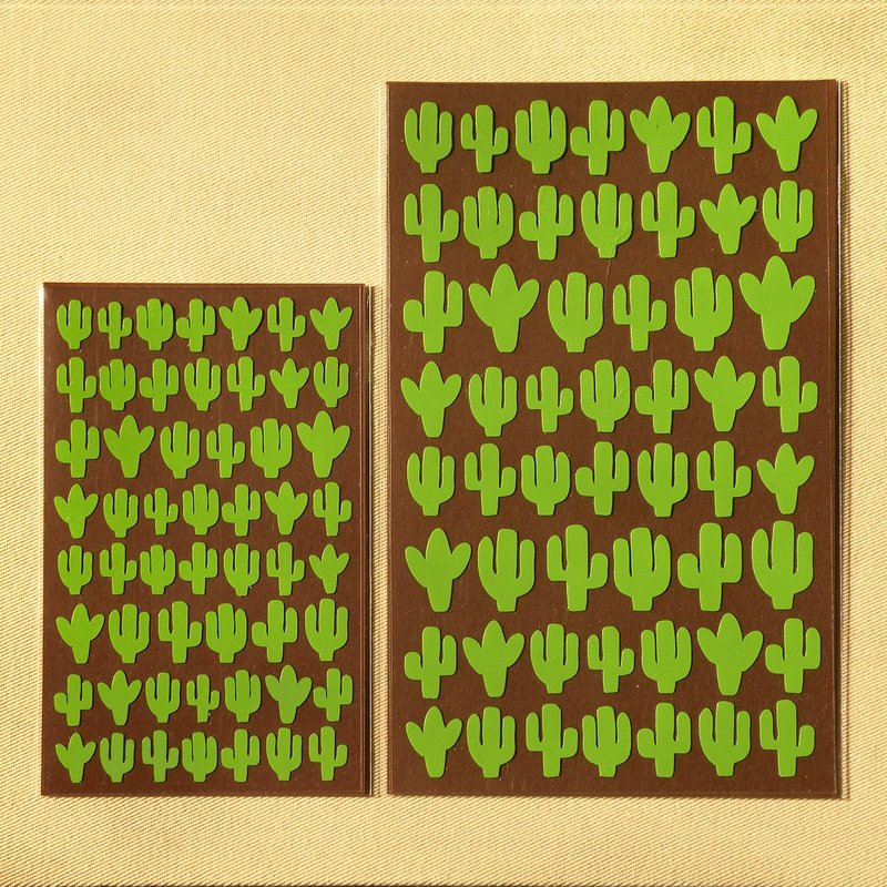 仙人掌贴纸 - 贴纸 - 防水材质 黄色