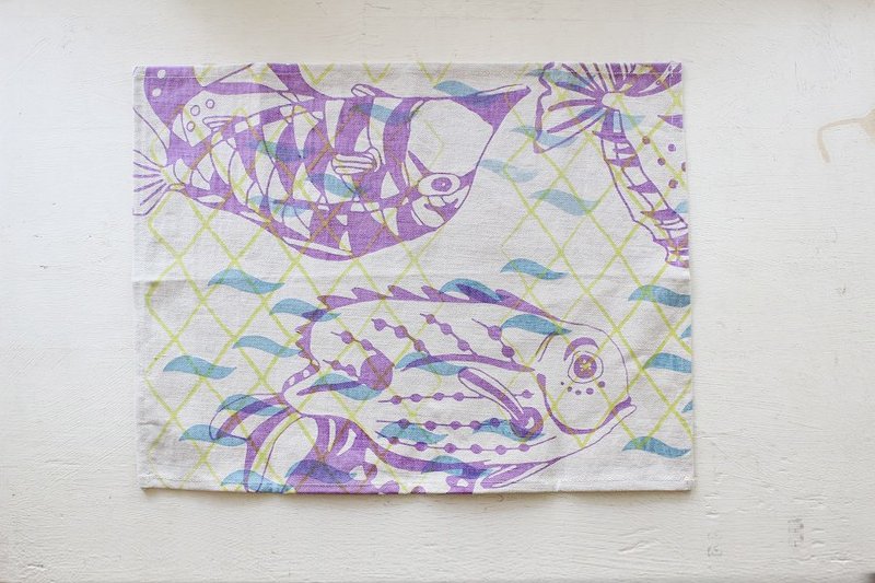 【ZhiZhiRen】厵 | 餐垫 - 旗津补鱼 - 餐垫/桌巾 - 其他材质 紫色