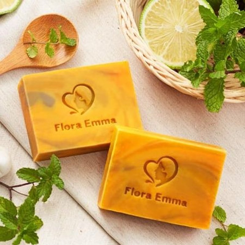 Emma 手工皂专家-薄荷柠檬水凝皂 - 肥皂/手工皂 - 植物．花 橘色