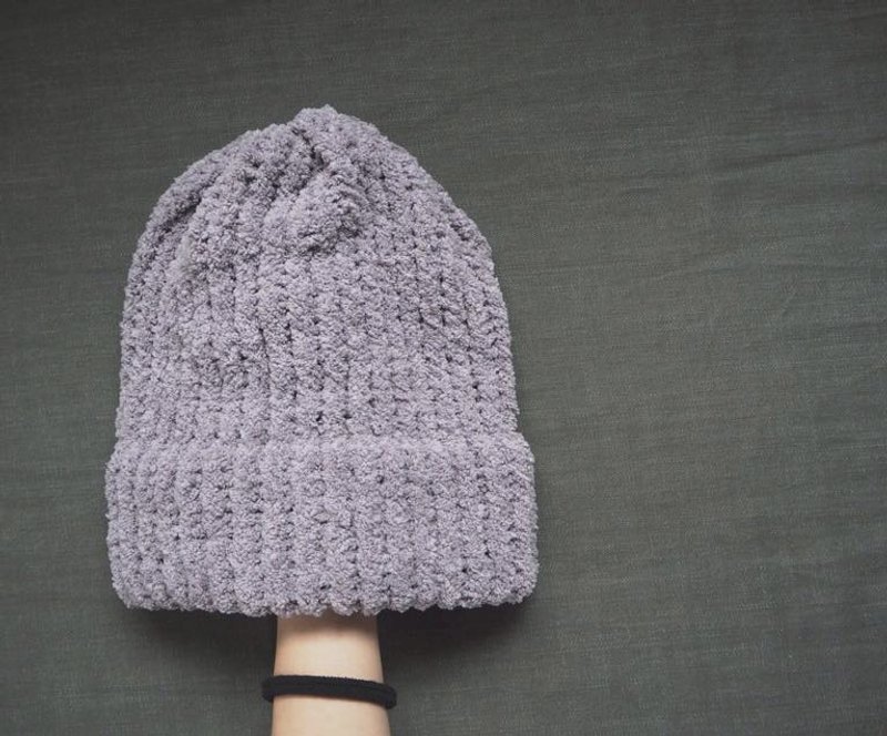 灰色毛线帽子 - 帽子 - 其他材质 灰色