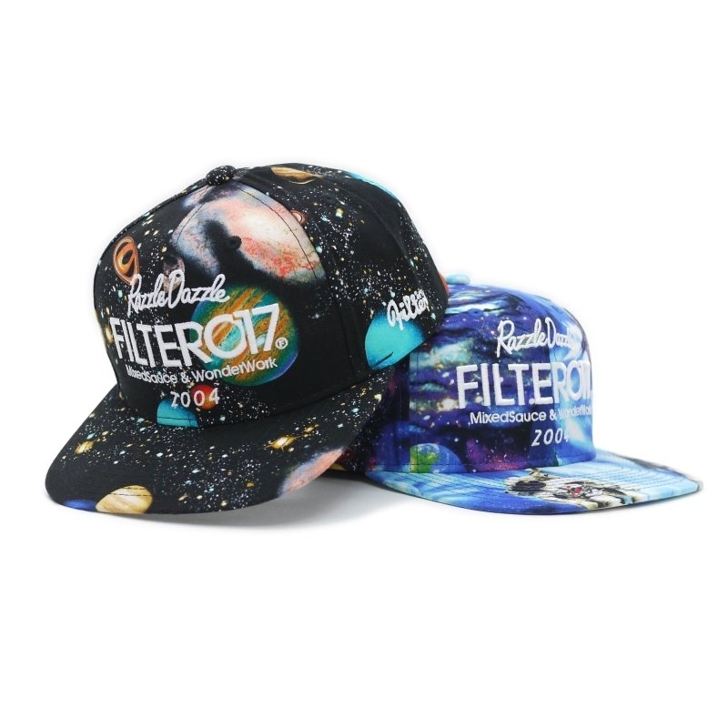 Filter017 棒球帽 - RD Fabric Snapback Cap - S56  星空满版 - 帽子 - 其他材质 