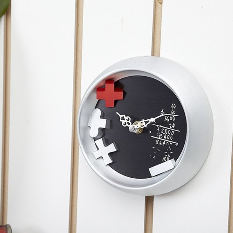 时尚时计时钟 I View系列 数学家 - 时钟/闹钟 - 其他金属 黑色