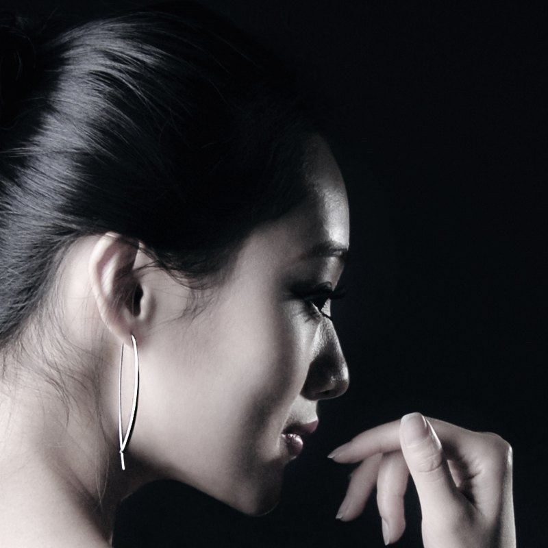 FUHSIYATUO 芙西雅朵 双鱼纯银耳环 - 耳环/耳夹 - 其他金属 白色