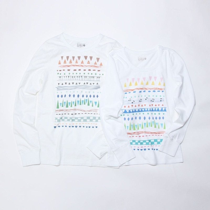 圣诞礼物 情侣蜜桃棉对T one little/two little - 女装 T 恤 - 棉．麻 多色