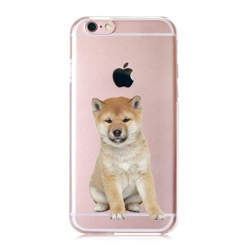 iPhone 系列【超萌呆】啾咪柴犬Shiba C款/透明，手机壳 - 手机壳/手机套 - 塑料 多色