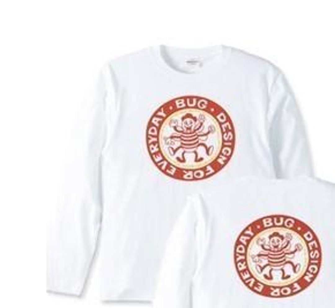 Circle bug long-sleeved T-shirt [order product] - 女装上衣 - 其他材质 白色