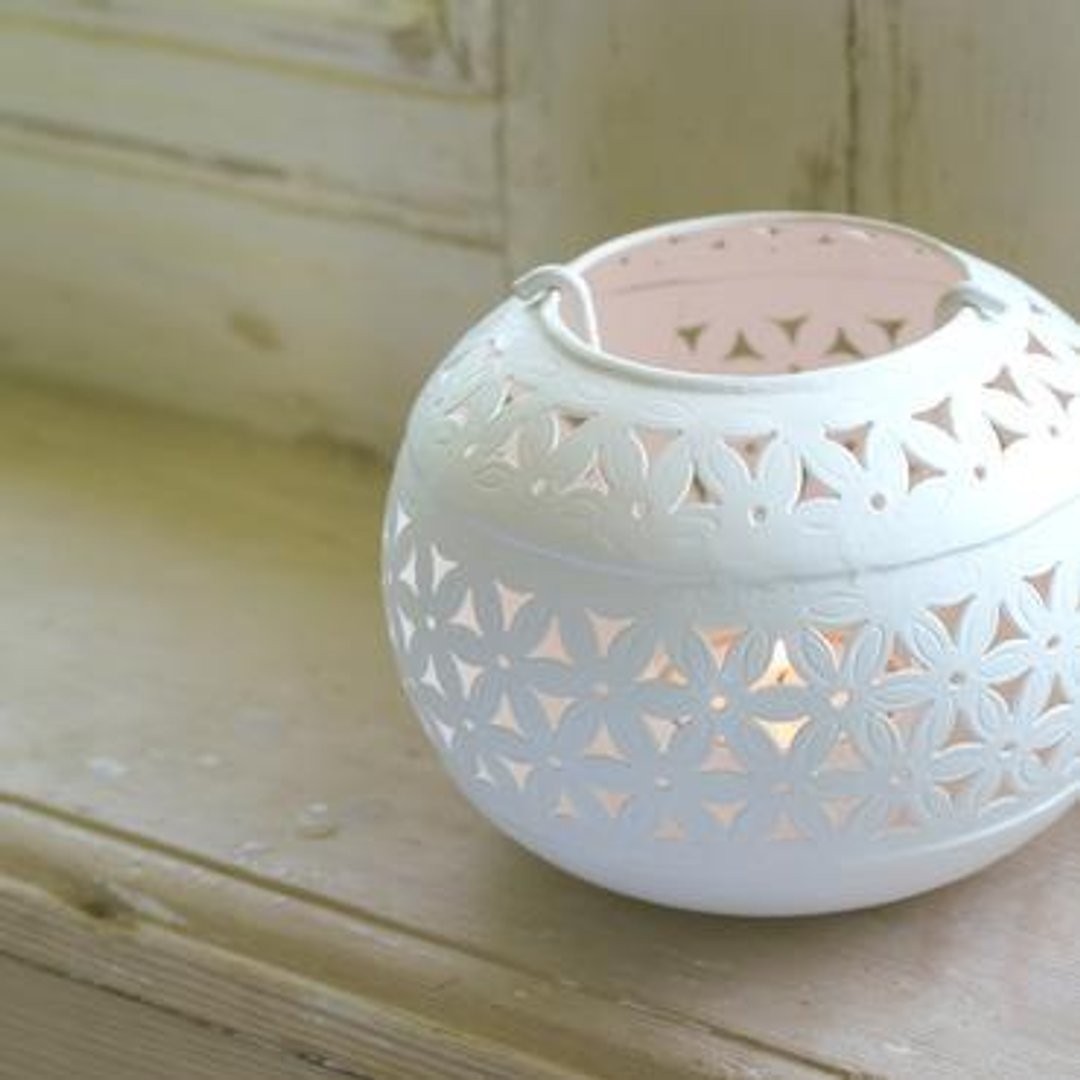 Petal T-light Holder  - 摆饰 - 其他金属 白色
