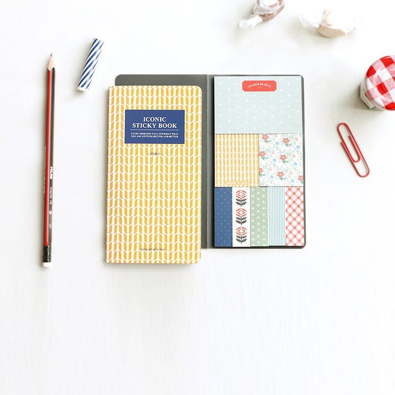 Iconic-便利贴本V.3-稻禾,ICO82576 - 便条纸/标签贴 - 纸 黄色