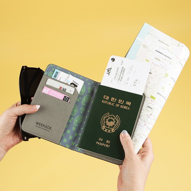 【牛一水佘】韩国 Antenna Shop RFID 防盗取 护照夹 LET'S E-Passport Sheld ver.4 - 护照夹/护照套 - 防水材质 