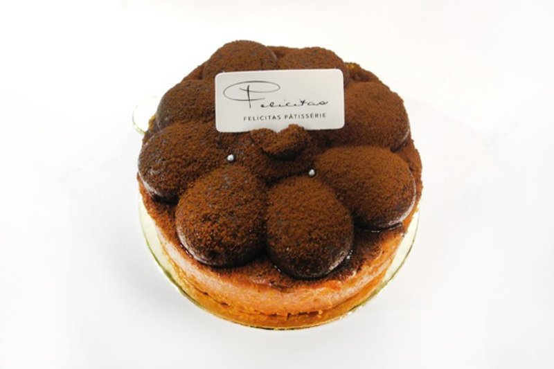 【Felicitas Pâtissérie】生巧克力塔 Tart De Chocolat Bru - 咸派/甜派 - 新鲜食材 咖啡色