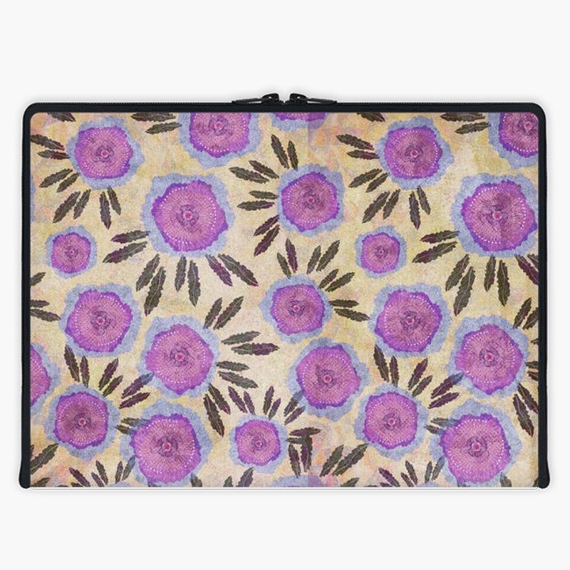 Axis - 全开式防水笔电包 - Vintage Roses lila - 电脑包 - 防水材质 紫色