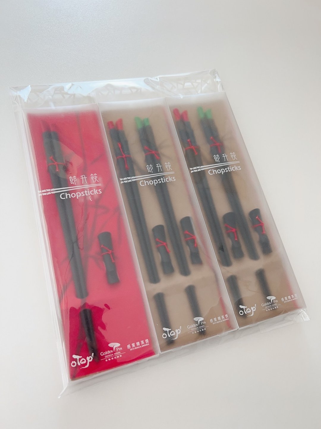 节升筷(五入组)Bamboo Chopsticks(five pairs) - 筷子/筷架 - 竹 多色