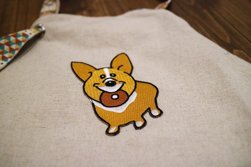 Mr. Butter Cafe 奶油先生 独家品牌订制围裙 柯基Corgi - 围裙 - 其他材质 