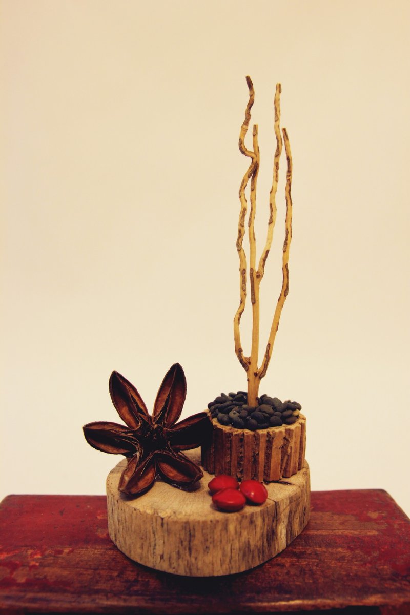 和森兄弟 - (限量品)  ‘重生’  装饰小摆设 - 其他 - 植物．花 咖啡色