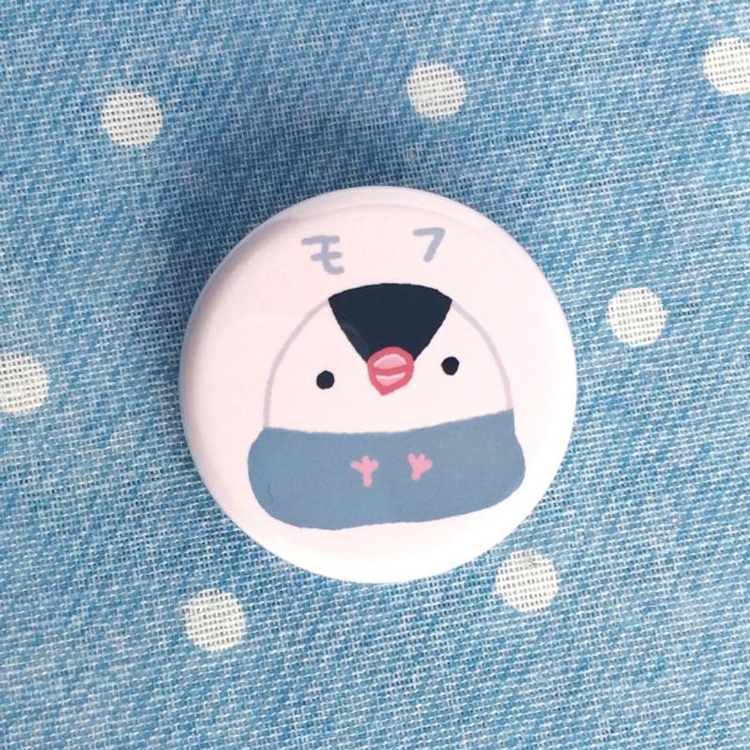Can Badge (Moff / parallel Java sparrow) - 徽章/别针 - 其他金属 灰色