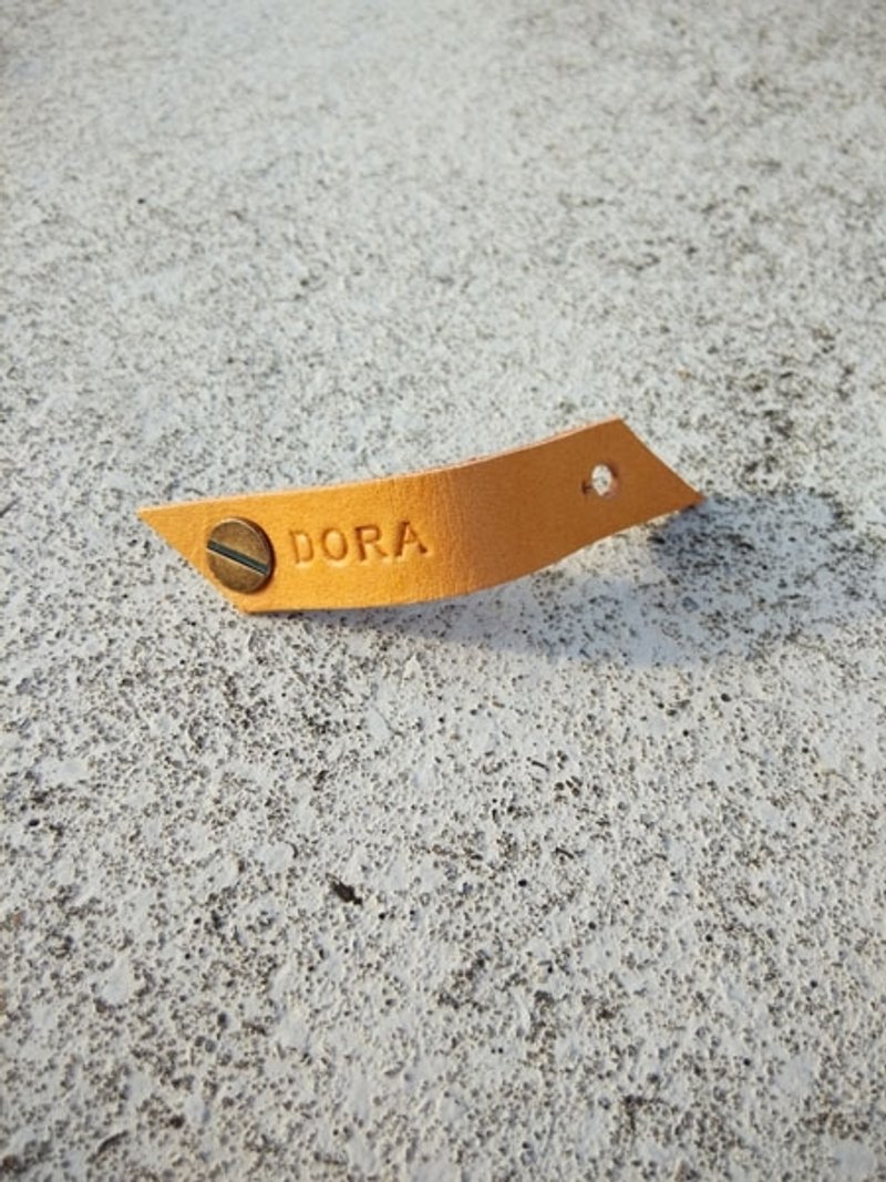 【定制化礼物】手工皮革集线器/多色/短版-免费烙印名字 - 其他 - 真皮 多色