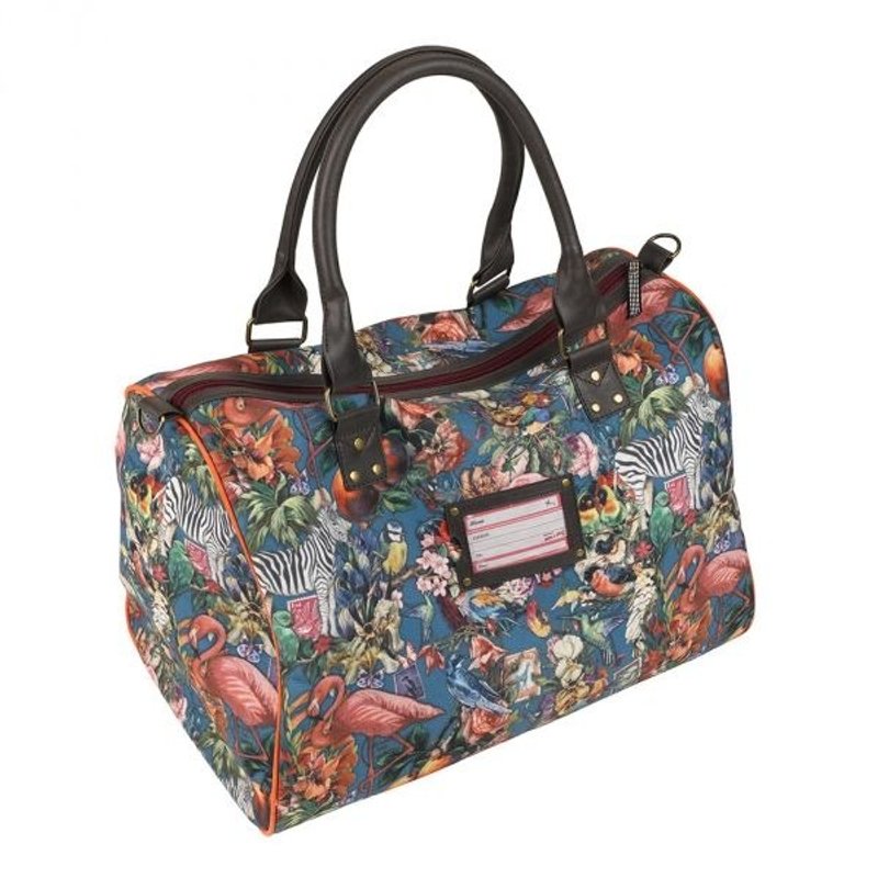 英国进口 Wanderlust 热带风情斑马图腾手提行李袋/收纳袋/旅行袋-现货包邮 - 手提包/手提袋 - 棉．麻 多色
