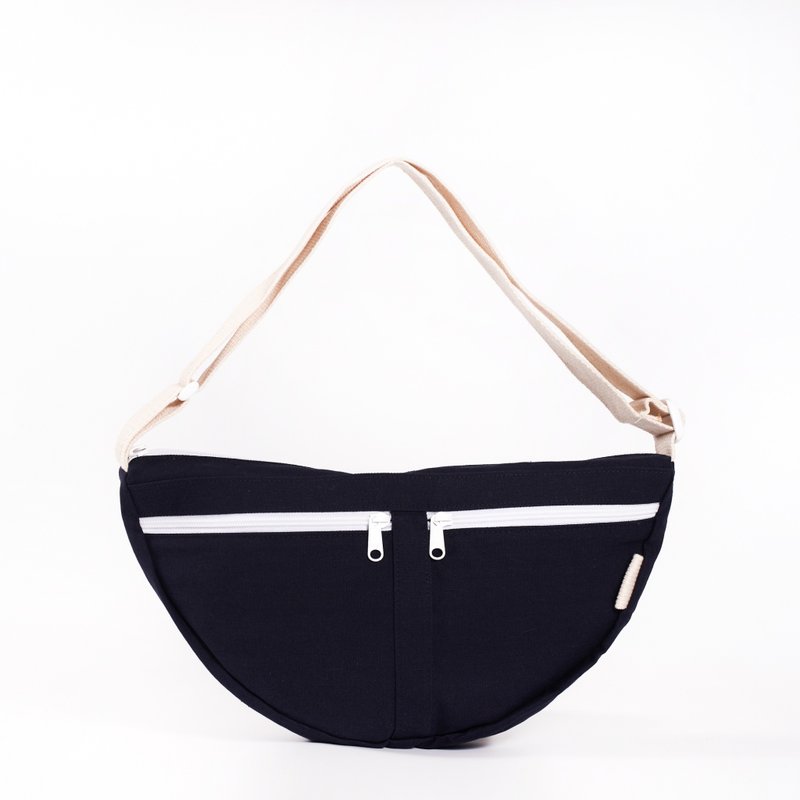 深色牛仔随身包/斜背包 - 侧背包/斜挎包 - 其他材质 蓝色