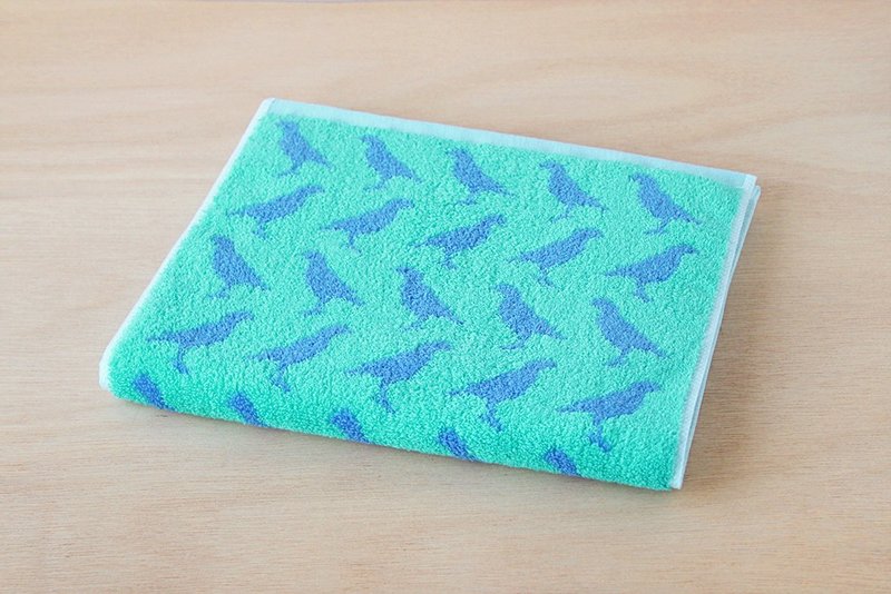 缇花运动长巾/台湾八哥/水泉蓝绿 - 毛巾浴巾 - 其他材质 蓝色