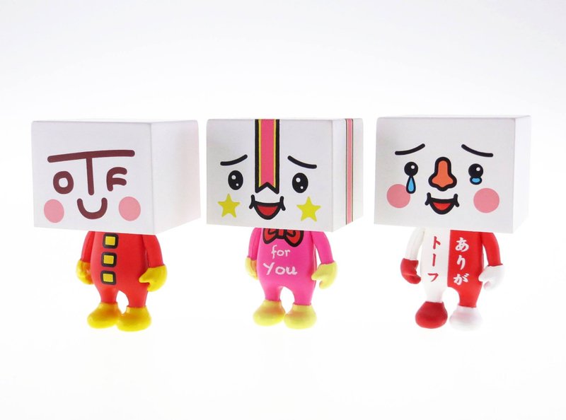 2寸公仔 - 庆祝豆腐  2inch figure - Festive To-Fu - 其他 - 塑料 多色