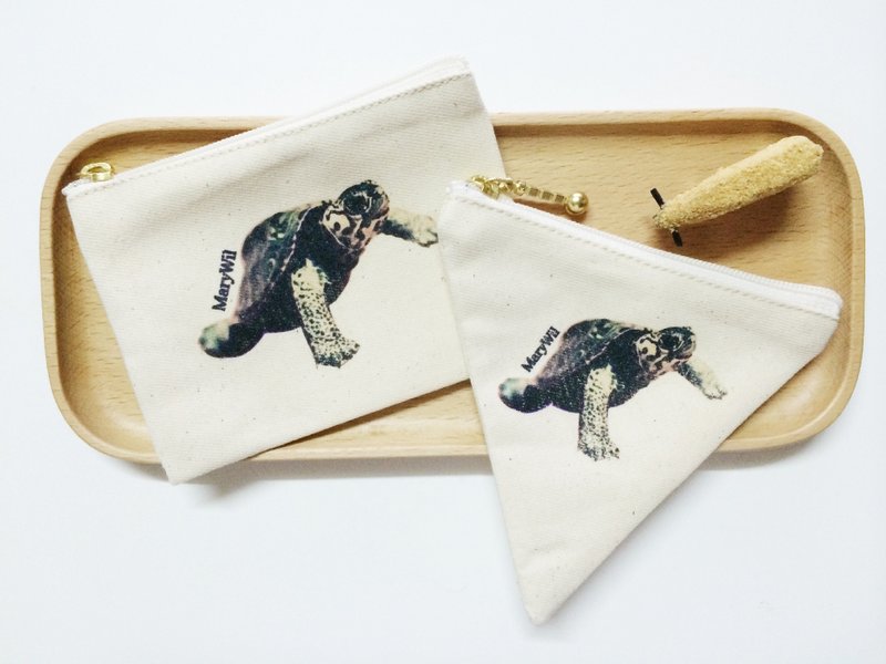 MaryWil小小小文青零钱包-小龟 - 零钱包 - 其他材质 白色