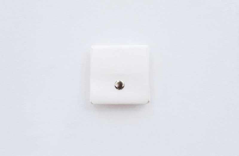 方块 摺纸款 可水洗牛皮纸 零钱包 白色 独家设计款 - 零钱包 - 纸 白色