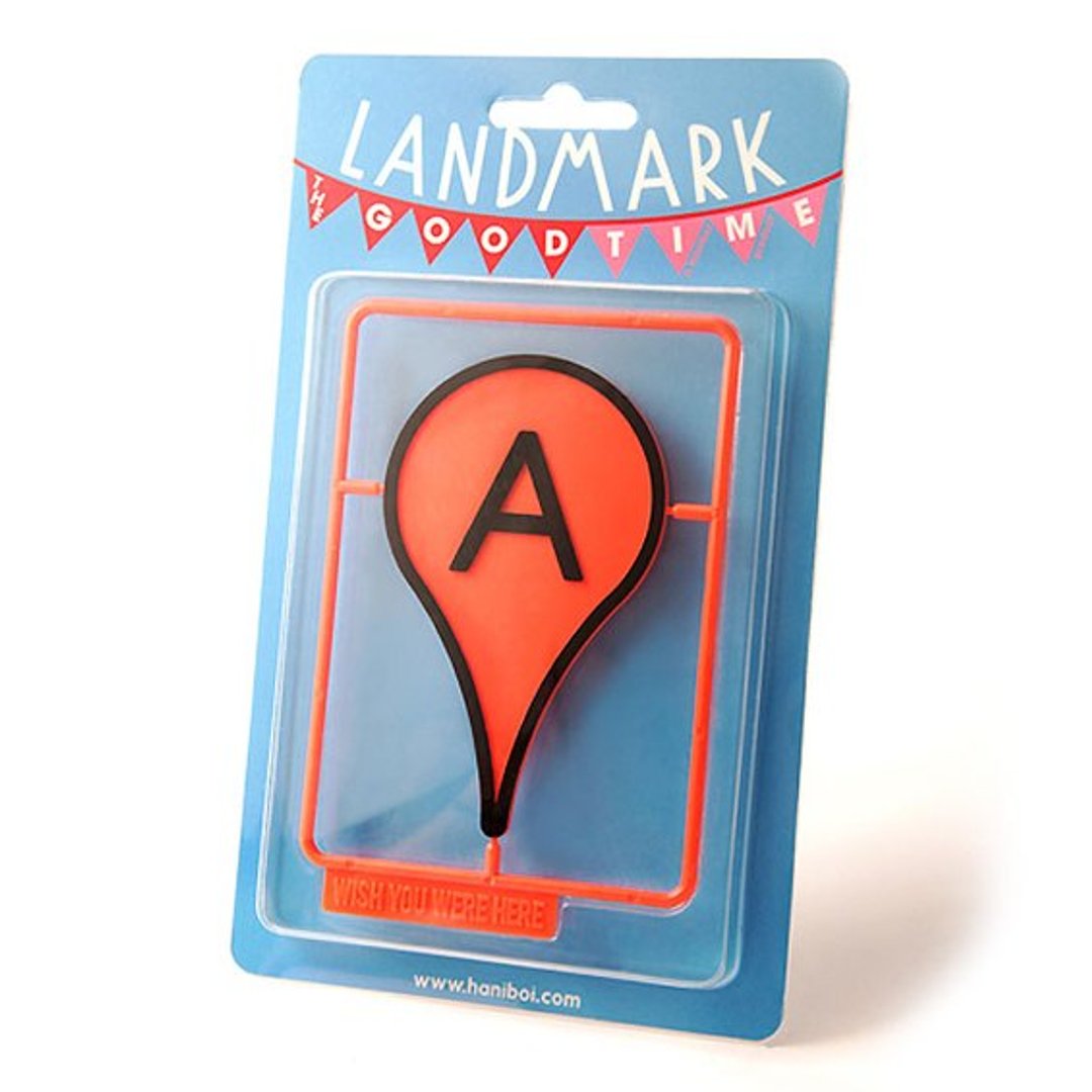 Haniboi＿真人打卡器-Landmark the good time - 卡片/明信片 - 塑料 红色