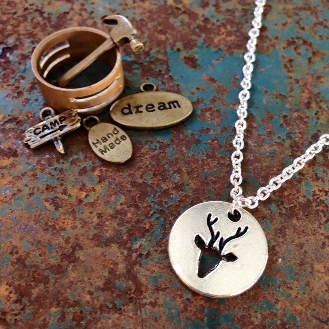 【Story Necklace 故事项链】鹿；熟 - 项链 - 其他金属 