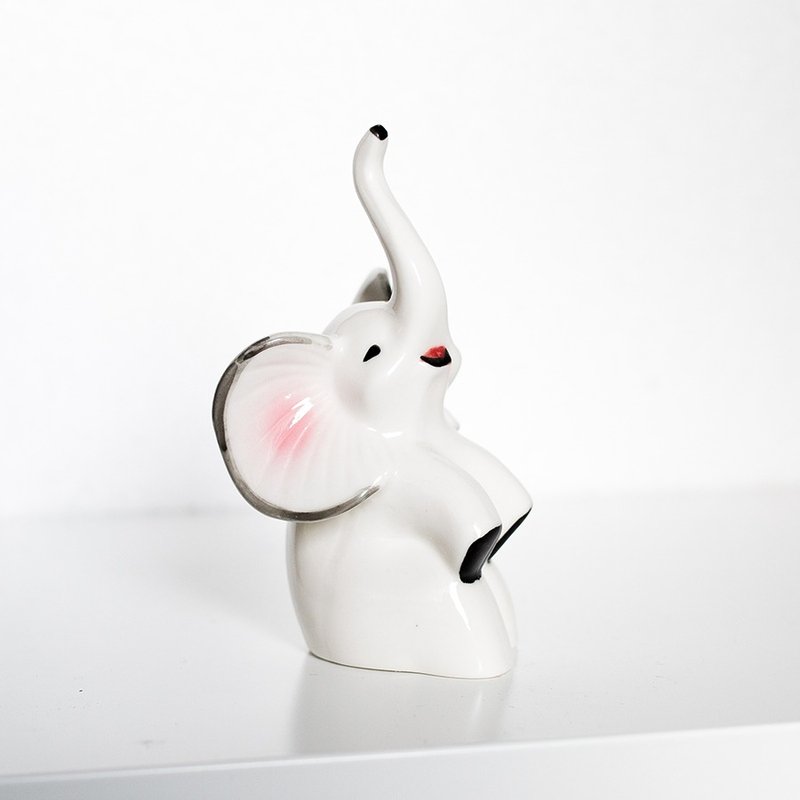 OOPSY Home Decor - 小象戒指架 - RJB - 摆饰 - 其他材质 白色