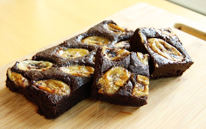 微醺香蕉布朗尼 [大份量装 礼盒] - 咸派/甜派 - 新鲜食材 橘色