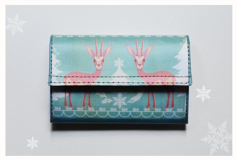 1983ER纸包-圣诞礼物限量款-蹬羚Christmas party(谢谢大家的支持喜爱！圣诞蹬羚结束贩售～) - 皮夹/钱包 - 纸 多色