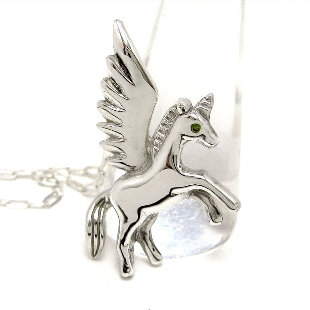 def jewelry 项链【unicorn 独角兽】 - 项链 - 其他金属 白色