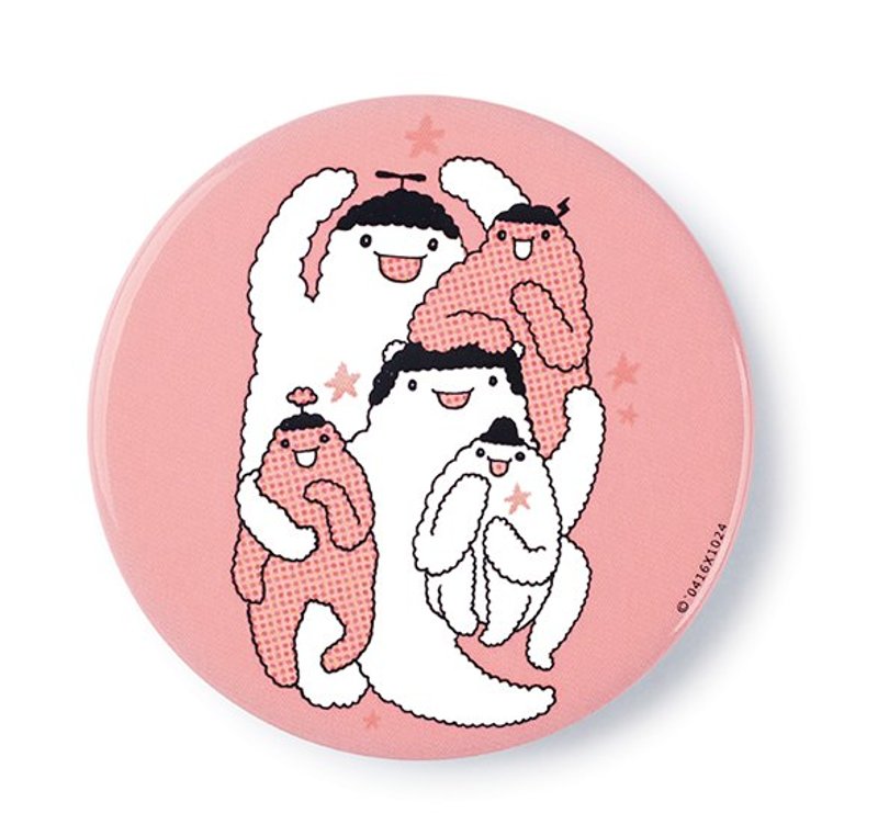 Lovely day / 徽章 / 胸章 - 徽章/别针 - 其他金属 粉红色