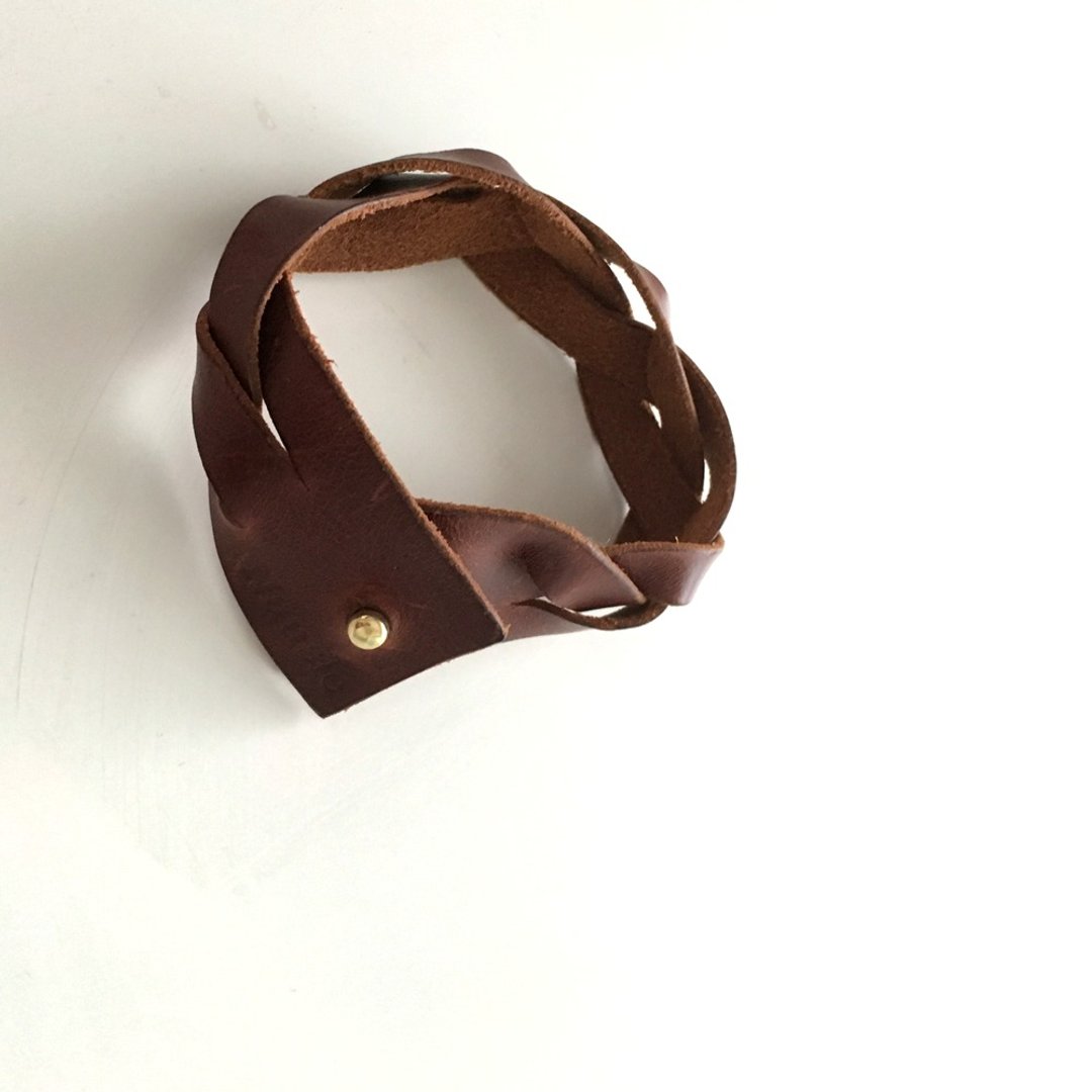 bracelet blown - 手链/手环 - 真皮 咖啡色